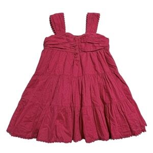 Vintage Ring around the Rosie red twirl dress 24 months